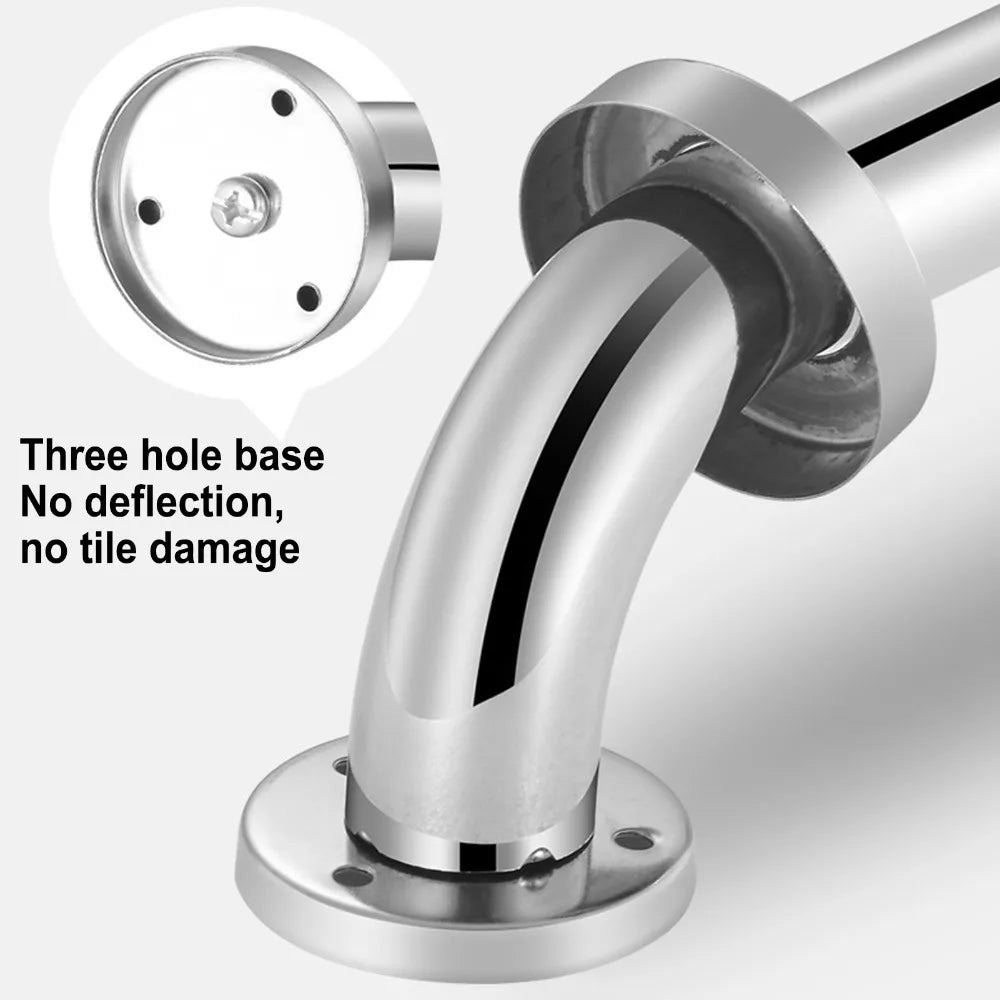 304 Stainless Steel Bathroom Grab Bar – 330 LBS Wall Mount Bathroom Grab Bar Richie's