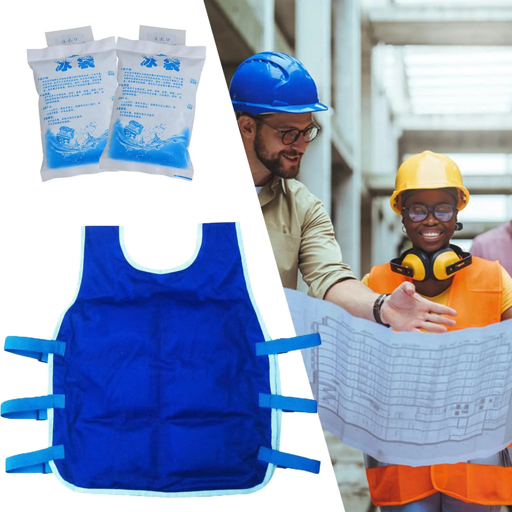Ice Cooling Vest with Ice Packs – Adjustable for Men & Women Ice Cooling Vest Richie's