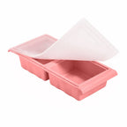 Extra Large Silicone Ice Cube Mold Reusable Freezer Tray & Lid Silicone Freezer Mold Richie's Pink-2 Grids