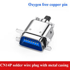 57 Series Centronics Connector CN14/24/36/50P Male Female Ribbon Cable Cable Connector Adapter Richie's CN14P Male