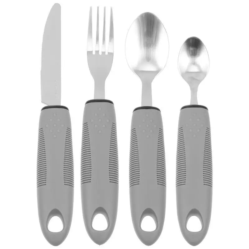 Adaptive Utensils Set – Bendable Spoon, Fork & Knife Kit Adaptive Cutlery Set Richie's 4pcs a set