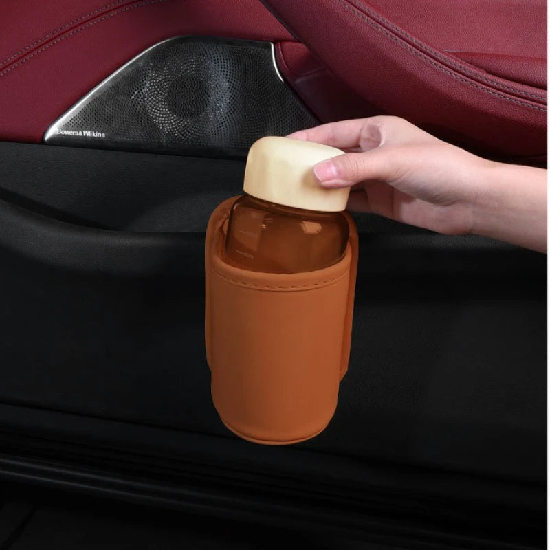 Universal Car Door Cup Holder & Seat Back Organizer – PU Car Seat Organizer Richie's