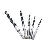 5Pcs Three-Point HSS Woodworking Drill Bit Set – Hex Shank Woodworking Drill Bits Richie's