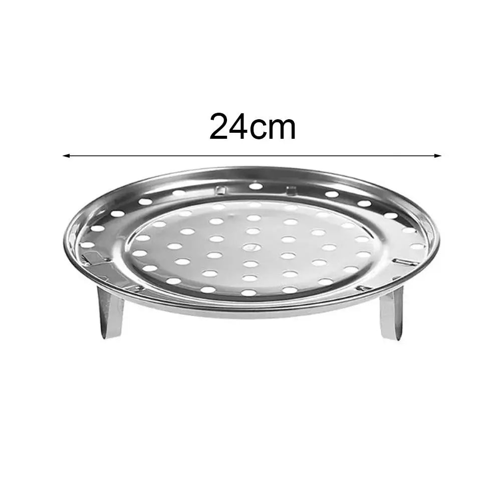 Stainless Steel Steaming Rack with Feet – Multi-Size Kitchen Tray Steaming Rack Richie's 24cm