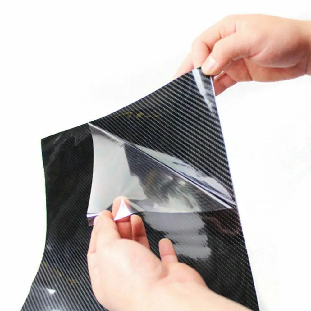 7D Carbon Fiber Gloss Black Vinyl Wrap Film 30×152cm Car Vinyl Wrap Film Richie's
