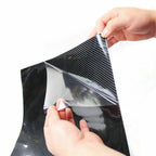 7D Carbon Fiber Gloss Black Vinyl Wrap Film 30×152cm Car Vinyl Wrap Film Richie's