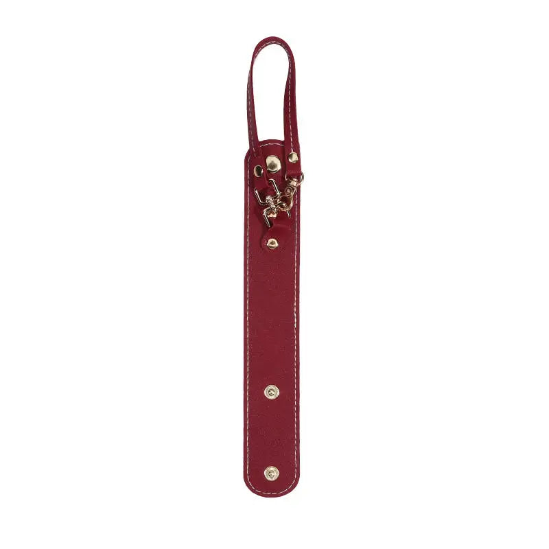 Vintage Leather Glove Holder Strap with Clasp for Handbag & Hat Leather Holder Strap Richie's red