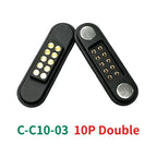 3-Pin Magnetic Pogo Pin Connector Male Female Set | CE RoHS Magnetic Pogo Connector Richie's C-C10-03 10P Double 5 Set