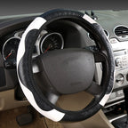 PU Carbon Fiber Leather Car Steering Wheel Cover 14.5–15" Steering Wheel Cover Richie's 1pc 5
