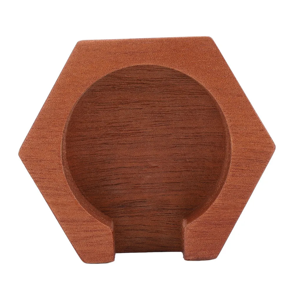 Solid Wood Coffee Filter Holder – Round Polished Storage Coffee Filter Holder Richie's
