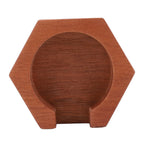 Solid Wood Coffee Filter Holder – Round Polished Storage Coffee Filter Holder Richie's