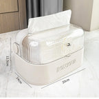 Transparent Paper Towel Holder Large Capacity Dispenser – Red Napkin Dispenser Richie's Red