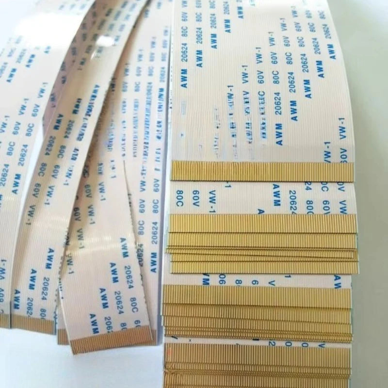 5PCS Gold-Plated FFC FPC Ribbon Cable 1.0mm Pitch Reverse 4P 31P 35P Flexible Flat Cable Richie's
