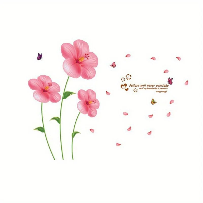 Removable Floral Wall Sticker – Living Room & Bedroom Decor Wall Sticker Decal Richie's