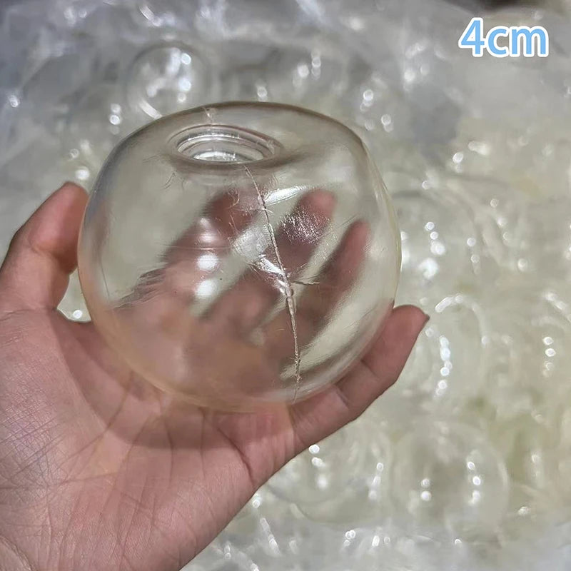 Transparent TPR Slow Rebound Sphere DIY Craft Ball 4/5/6cm Sensory Fidget Toy Richie's A3