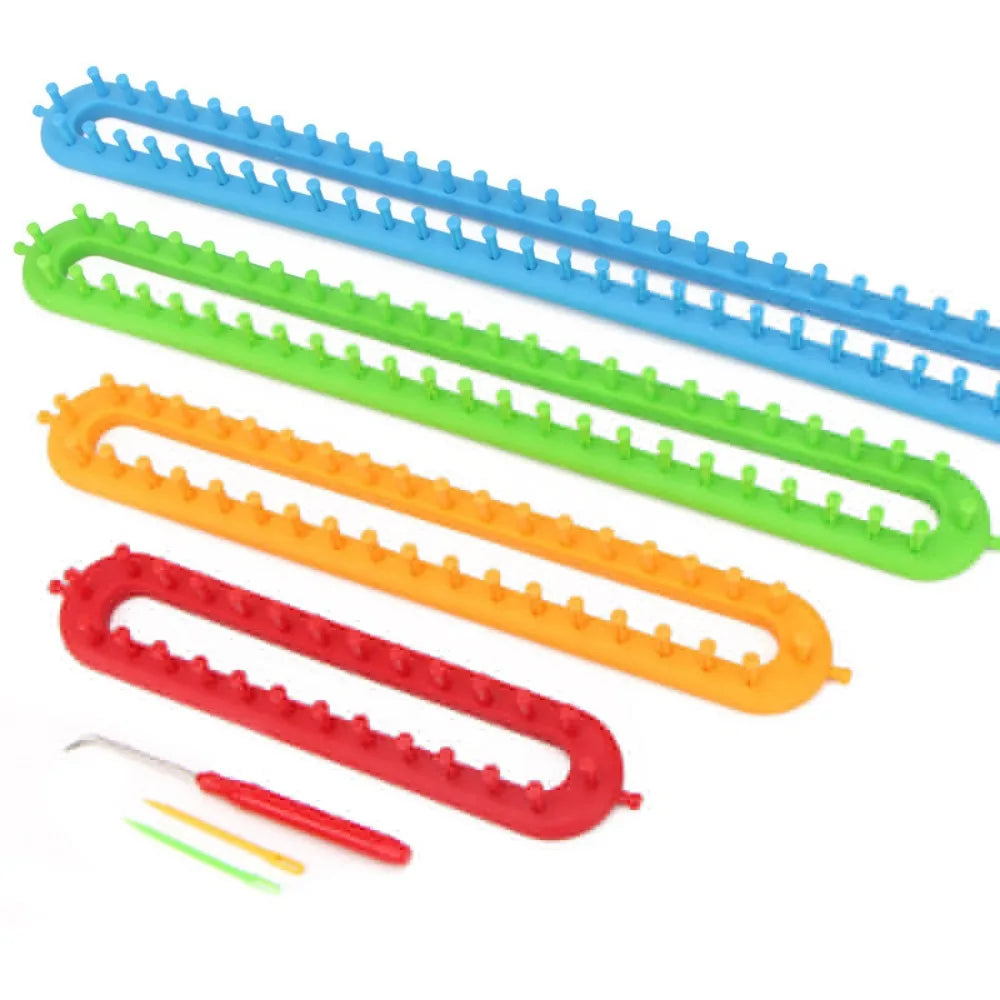 Weaving Loom Knitting Kit 26–58cm DIY Wool Craft Starter Set Weaving Loom Kit Richie's 4pcs