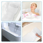 Non-Slip Full Body Bath Mat with Pillow & Suction Cups Bath Cushion Mat Richie's