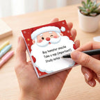 2-Pack Christmas Sticky Notes Santa Snowman Memo Pads Christmas Sticky Notes Richie's