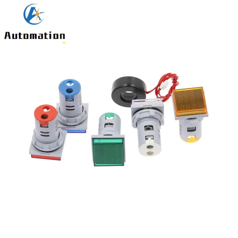 AC 20-500V 0-100A LED Digital Voltmeter Ammeter Hz Meter 10pcs Digital Panel Meter Richie's