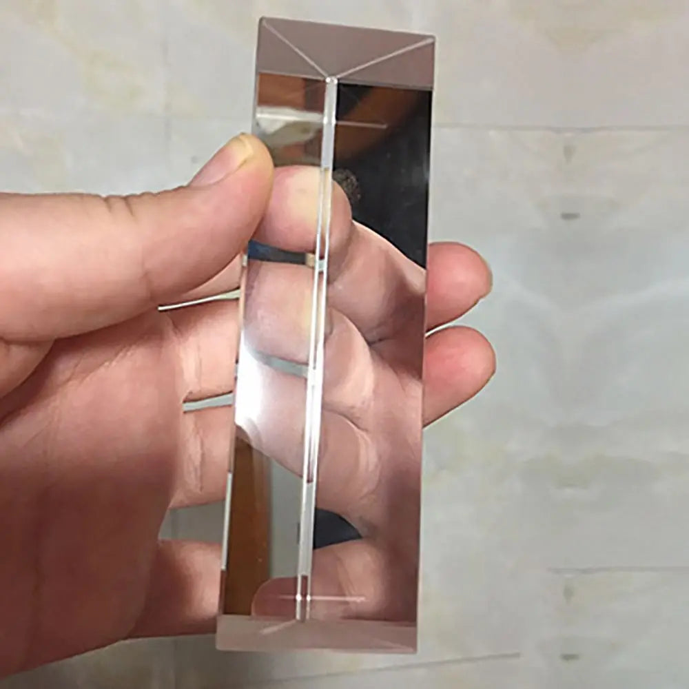 K9 Crystal Triangular Prism – Rainbow Optical Refraction Glass Optical Glass Prism Richie's