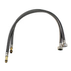 2pcs G1/2 Stainless Steel Flexible Faucet Supply Hoses 60cm Plumbing Supply Hose Richie's
