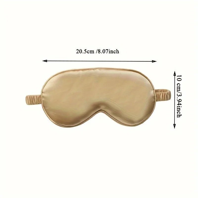 Silk-Feel Sleep Set – Eye Mask, Cloth Bag & Scrunchies Sleep Mask Set Richie's