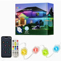 RGBIC LED Eaves String Lights – IP67 Waterproof Smart App Control Outdoor LED String Lights Richie's White 90M 100V-240V US Plug