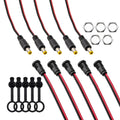 5.5x2.1mm DC Barrel Connector Kit – Male Plug & Female Jack DC Barrel Connector Kit Richie's 5 Male 5 Female
