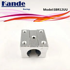 SBR12UU Open Bearing Block 4pcs – 12mm CNC Linear Guide Slide Linear Bearing Block Richie's