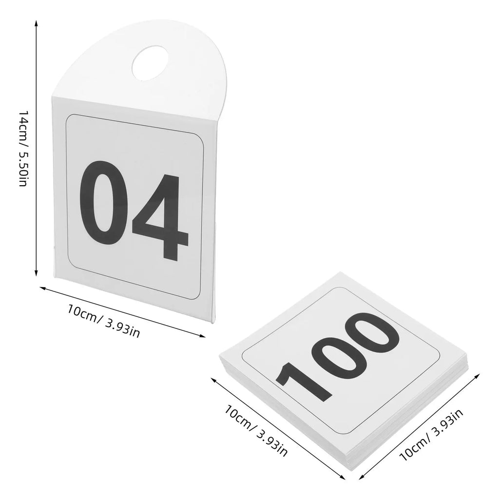 10Pcs Acrylic Clothing Number Tags for Live Selling & Retail Clothing Number Tags Richie's