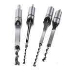 Square Hole Drill Bits Mortising Chisel Adapter 6.4–12.7mm Mortising Drill Bit Set Richie's