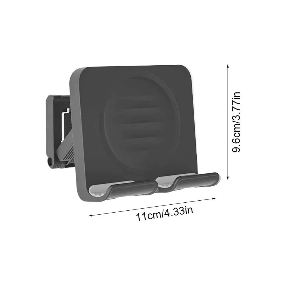 Wall Mount Shower Phone Holder – Self-Adhesive, No-Drill Phone Wall Mount Richie's Black