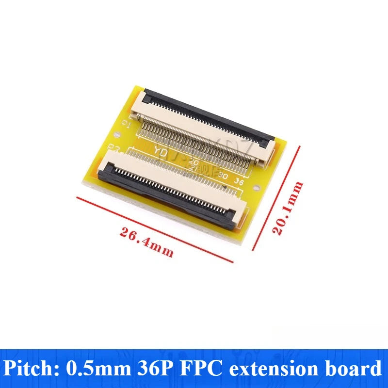 FPC FFC Flat Cable Adapter Board 1.0mm Pitch 4–60 Pin FPC FFC Adapter Board Richie's 36P 1.0MM spacing