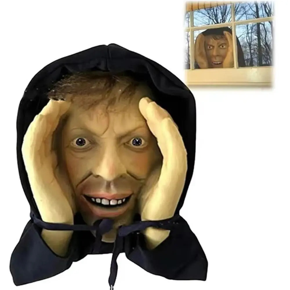 Scary Peeper Clown PVC Window Sticker – Halloween Prank Decor Halloween Window Sticker Richie's