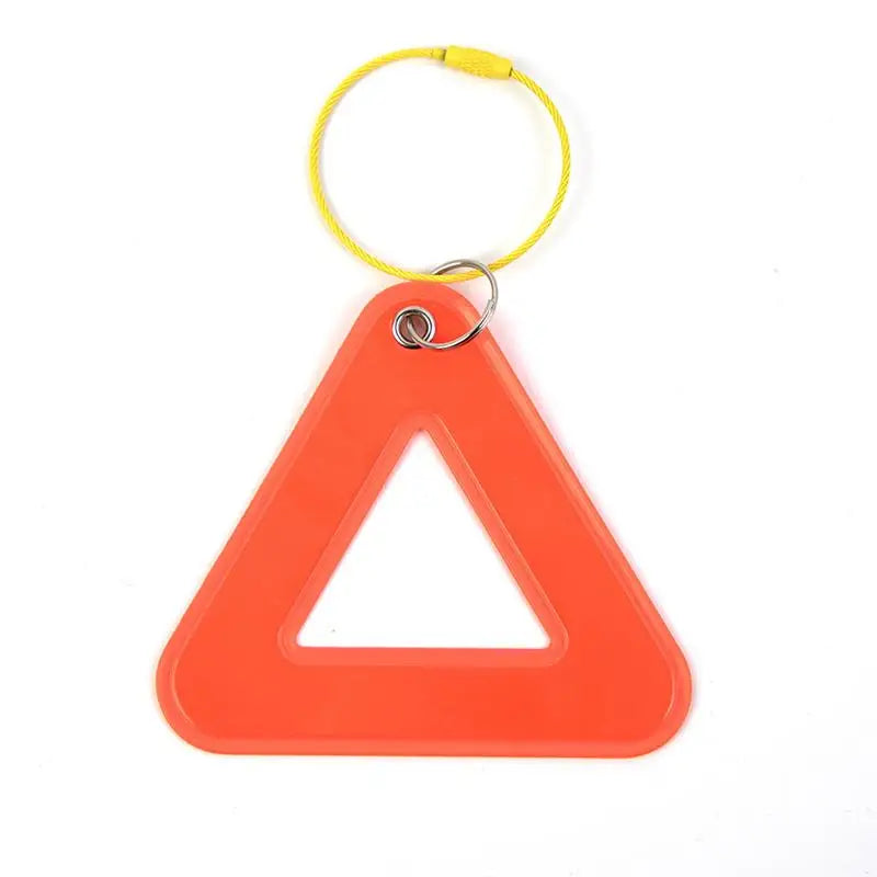 Reflective Triangle Safety Tag with Steel Ring – Bike & Outdoor Bicycle Safety Reflector Richie's B