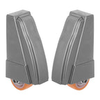 2Pcs Door Bottom Support Wheels Silent Heavy Duty Rubber Roller Door Roller Wheels Richie's