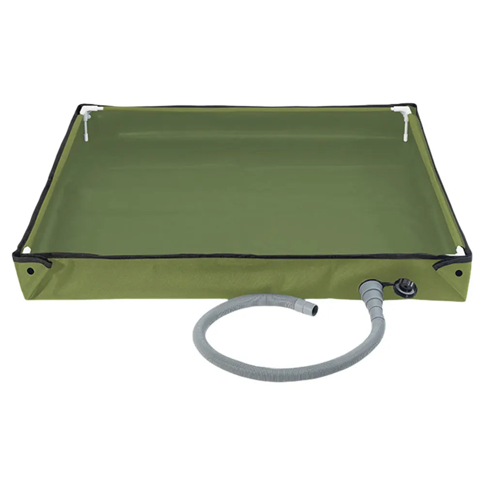 Foldable Portable Shower Pan for Camping, RV, Beach & Pets Portable Shower Pan Richie's Green