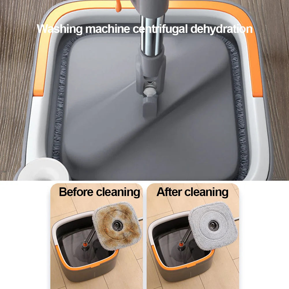 360° Spin Mop & Bucket Set – Hands-Free Squeeze Floor Cleaner Spin Mop Set Richie's