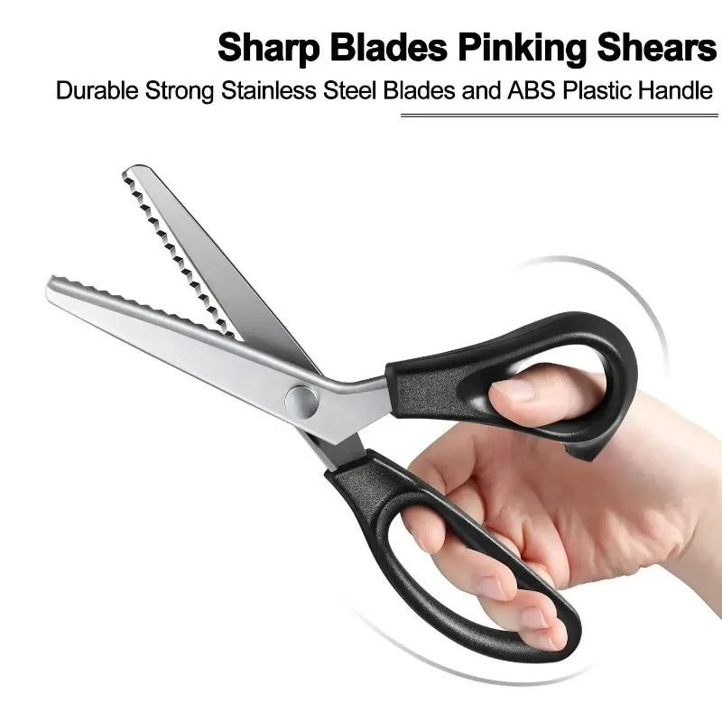 Wave Lace Pinking Scissors 3/5/7mm – Stainless Steel Shears Pinking Shears Richie's