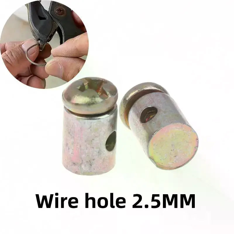 Metal Throttle Cable Nipple Stoppers for Motorcycle & Bike Cable Repair Clips Richie's