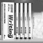 4-Piece Black Brush Pen Set – Multi-Tip Calligraphy Pens Calligraphy Pen Set Richie's