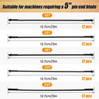 5" Pin End Scroll Saw Blades – Carbon Steel Multi-TPI Set Scroll Saw Blades Richie's 60Pc 10-15-18-20-24T