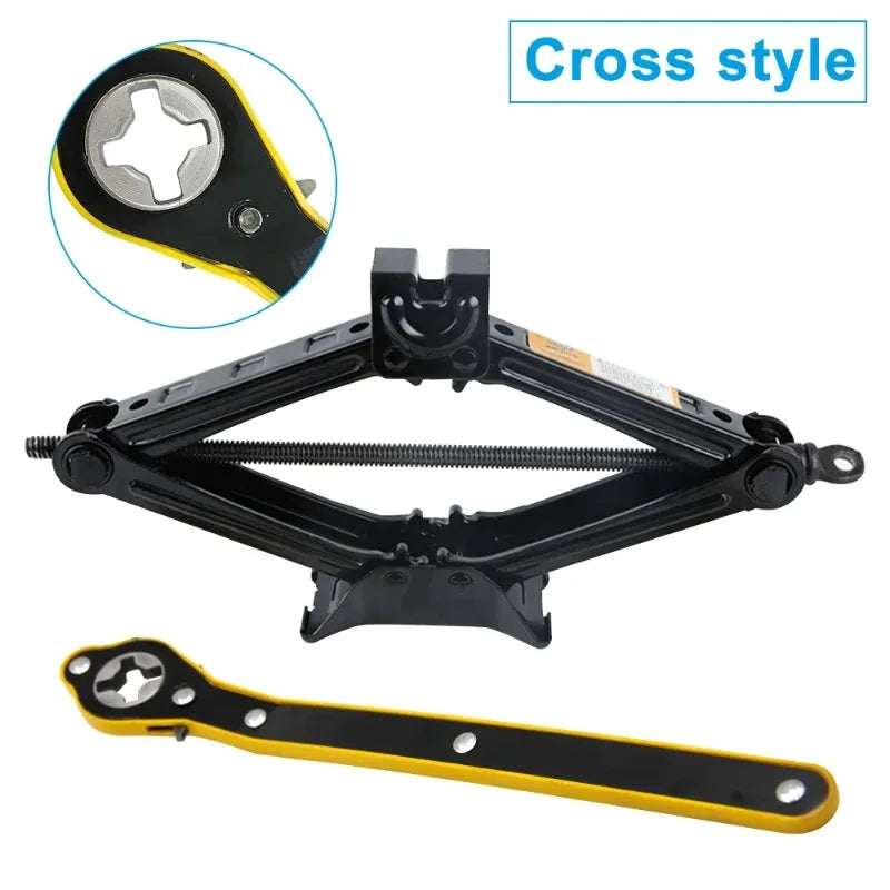 Car Scissor Jack Ratchet Wrench Set – Labor-Saving Tire Tool Ratchet Jack Wrench Richie's