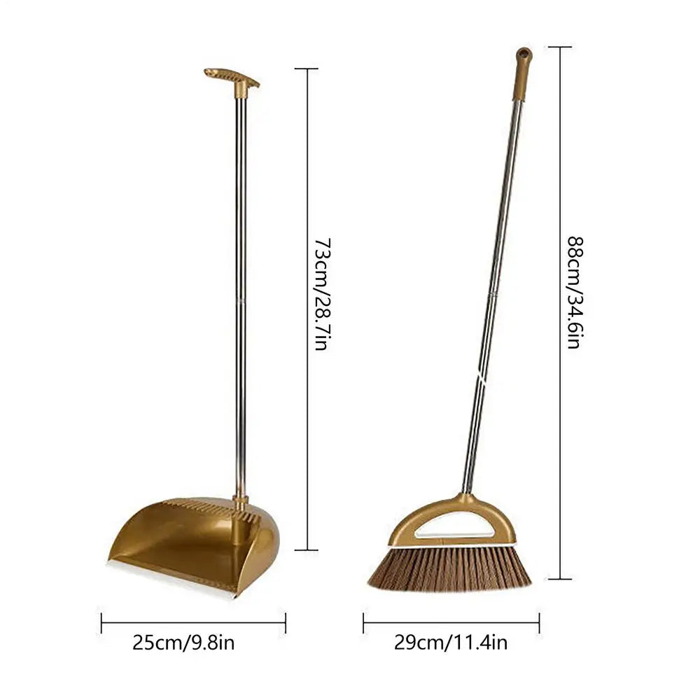 Broom and Dustpan Set – Indoor & Outdoor Sweeping Kit Broom & Dustpan Set Richie's 01