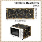 Floral Microwave Cover Waterproof Dust Protector Mat | Polyester Appliance Dust Cover Richie's C