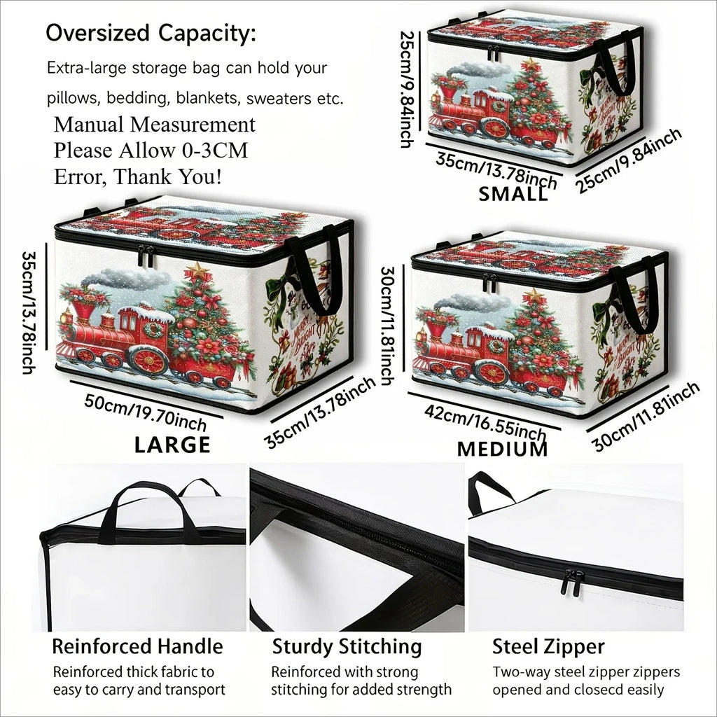 Large Foldable Christmas Storage Box – Under-Bed Organizer Foldable Storage Box Richie's