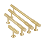 Solid Brass Cabinet Handles Vertical Fluting Drawer Pulls Cabinet Drawer Pulls Richie's