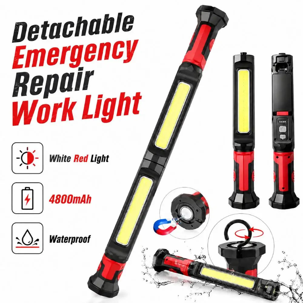 Magnetic Rechargeable COB LED Work Light – IPX4 Waterproof LED Work Light Richie's