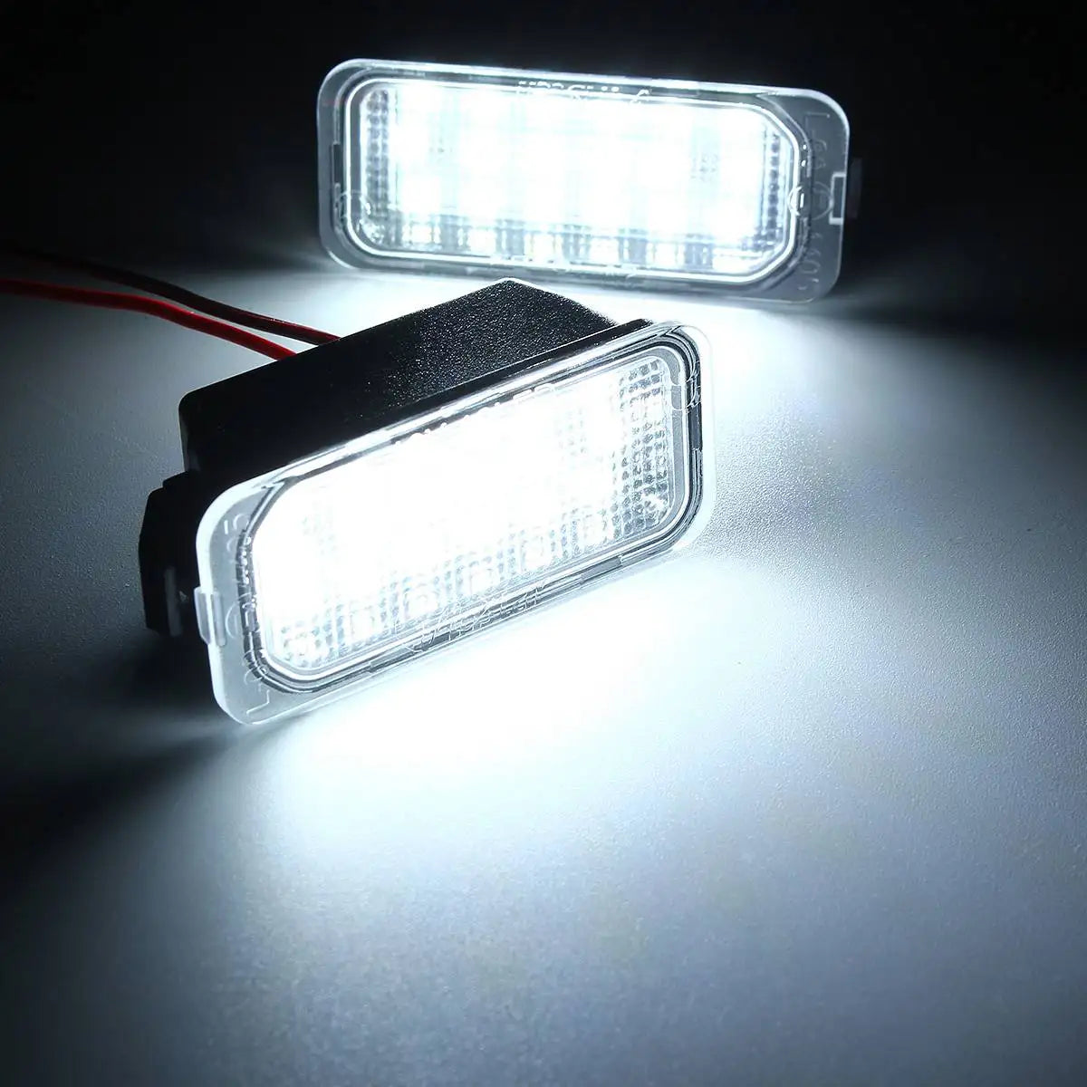 18-SMD LED License Plate Light 12V for Ford Focus Fiesta Mondeo LED License Plate Light Richie's