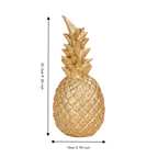 Gold Resin Pineapple Figurine – Large 9" Decorative Sculpture Decorative Figurine Richie's